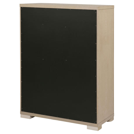 Ladera Light Elm 5-Drawer Bedroom Chest from Coaster - Luna Furniture