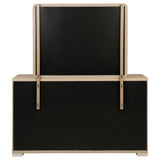 Ladera 6-drawer Bedroom Dresser and Mirror Light Elm from Coaster - Luna Furniture