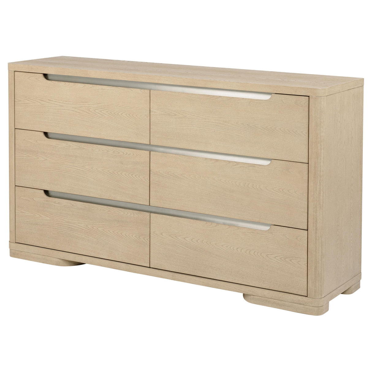 Ladera Light Elm 6-Drawer Bedroom Dresser from Coaster - Luna Furniture