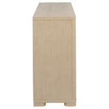 Ladera Light Elm 6-Drawer Bedroom Dresser from Coaster - Luna Furniture
