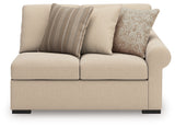 LadyMae Twill 4-Piece Sectional from Ashley Furniture - Luna Furniture