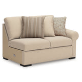 LadyMae Twill 4-Piece LAF Chaise Sectional from Ashley - Luna Furniture