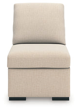 LadyMae Twill Armless Chair from Ashley - Luna Furniture