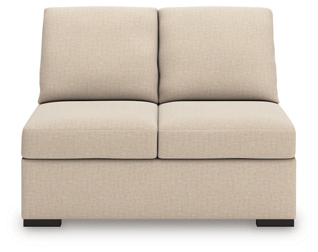 LadyMae Twill Armless Loveseat from Ashley - Luna Furniture