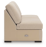 LadyMae Twill Armless Loveseat from Ashley - Luna Furniture