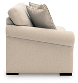 LadyMae Twill Left-Arm Facing Loveseat from Ashley - Luna Furniture