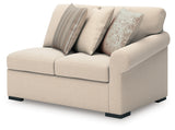 LadyMae Twill Right-Arm Facing Loveseat from Ashley - Luna Furniture