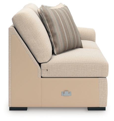 LadyMae Twill Right-Arm Facing Loveseat from Ashley - Luna Furniture