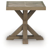 Laguna Heights Beige Outdoor End Table from Ashley - Luna Furniture