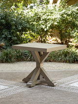 Laguna Heights Beige Outdoor End Table from Ashley - Luna Furniture