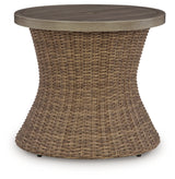 Laguna Heights Beige Outdoor End Table from Ashley - Luna Furniture