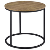 Lainey Mango Round Occasional Side End Table from Coaster - Luna Furniture