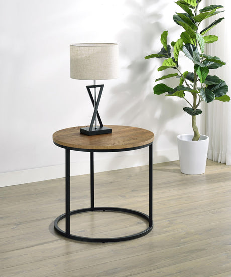 Lainey Mango Round Occasional Side End Table from Coaster - Luna Furniture