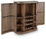 Landermont Medium Brown Bar Cabinet from Ashley - Luna Furniture