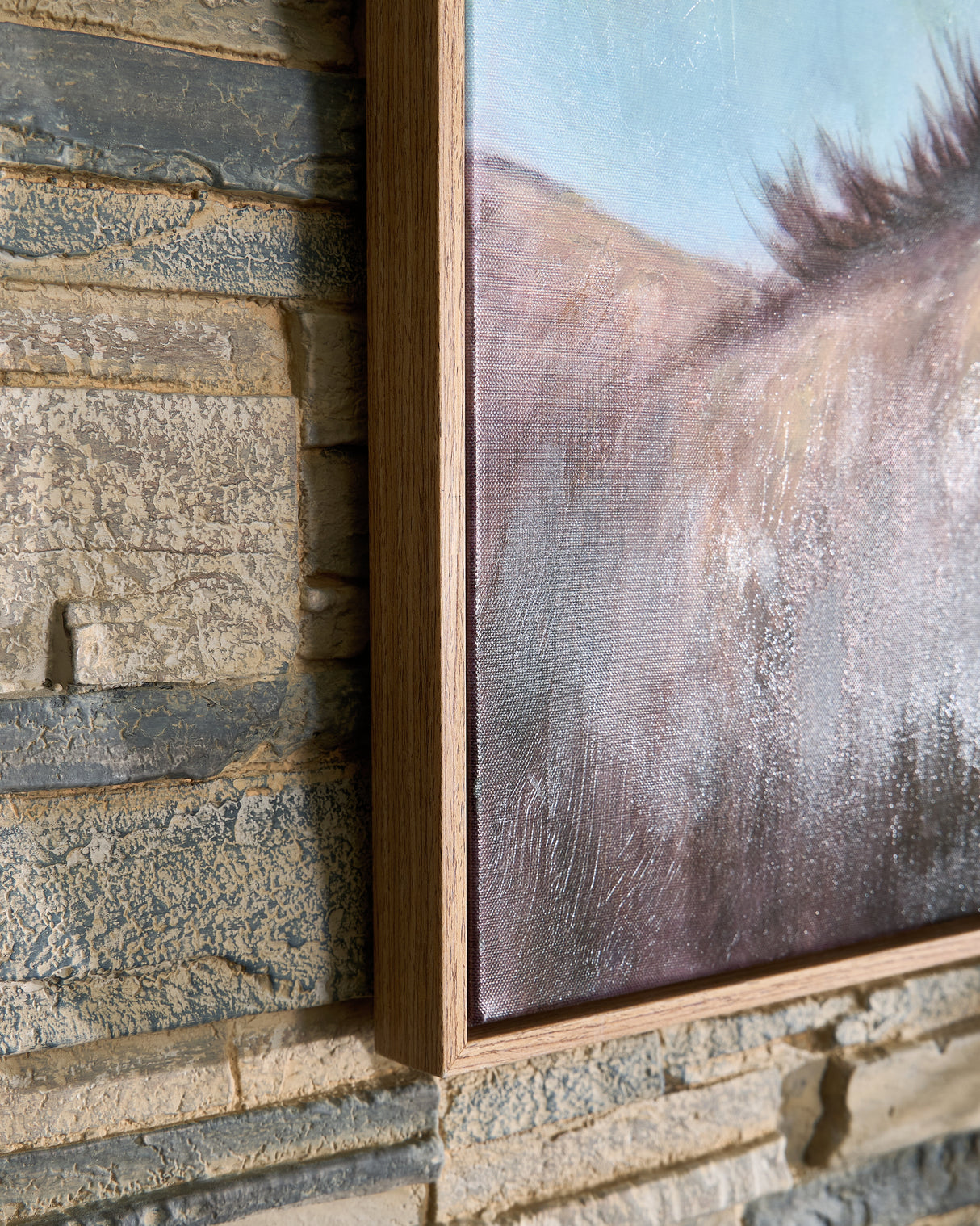 Landerton Brown/Blue/White Wall Art from Ashley - Luna Furniture