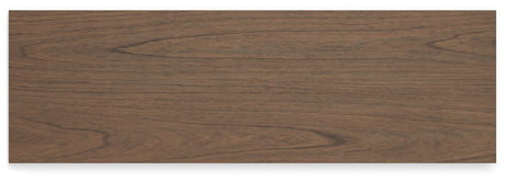 Landocken Twin Panel Bed with Dresser in Brown/Blue from Ashley - Luna Furniture