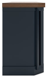 Landocken Two-tone 83" TV Stand from Ashley - Luna Furniture