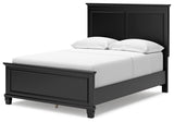 Lanolee Black Full Panel Bed and Chest from Ashley - Luna Furniture