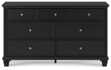 Lanolee California King Panel Bed, Dresser, Chest and 2 Nightstands from Ashley - Luna Furniture