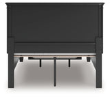 Lanolee Full Panel Storage Bed with Dresser and Chest in Black from Ashley Furniture - Luna Furniture