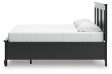 Lanolee King Panel Storage Bed with Dresser in Black from Ashley - Luna Furniture