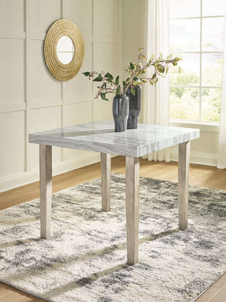 Larawyn Bisque Counter Height Dining Table from Ashley - Luna Furniture
