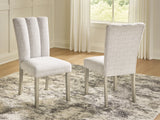 Larawyn Bisque Dining Chair, Set of 2 from Ashley Furniture - Luna Furniture
