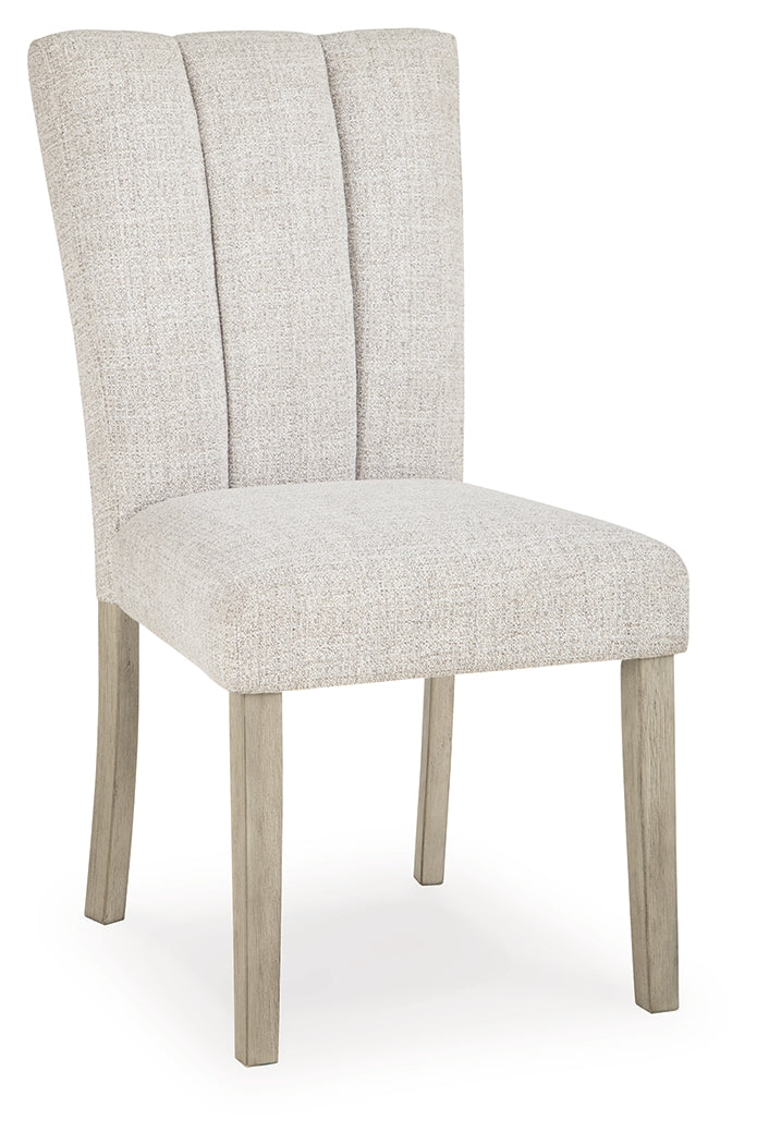 Larawyn Bisque Dining Chair, Set of 2 from Ashley Furniture - Luna Furniture