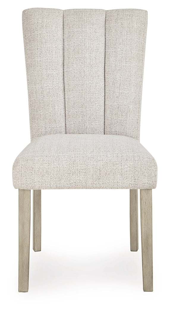 Larawyn Bisque Dining Chair, Set of 2 from Ashley Furniture - Luna Furniture
