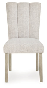 Larawyn Bisque Dining Chair, Set of 2 from Ashley Furniture - Luna Furniture