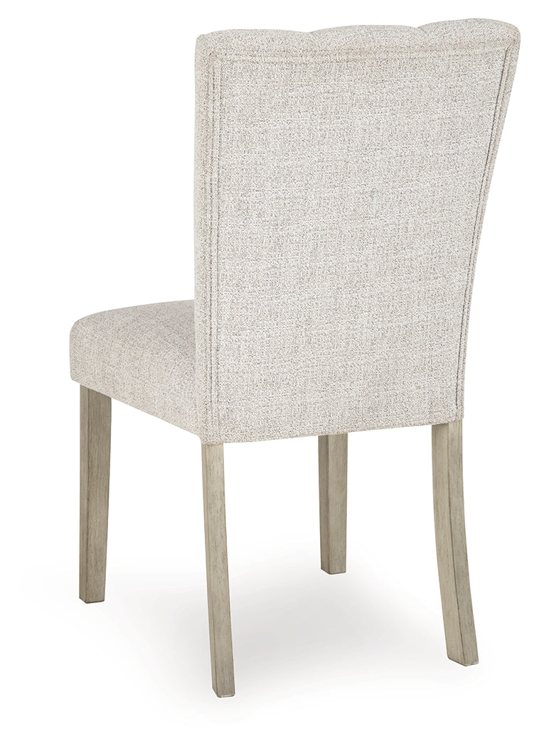 Larawyn Bisque Dining Chair, Set of 2 from Ashley Furniture - Luna Furniture