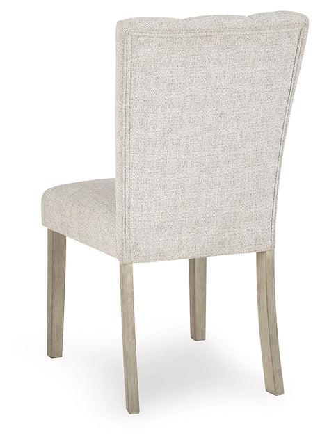 Larawyn Bisque Dining Chair, Set of 2 from Ashley - Luna Furniture