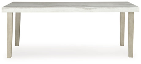 Larawyn Bisque Marble Top Dining Table from Ashley - Luna Furniture