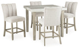 Larawyn Counter Height Dining Table and 4 Barstools from Ashley Furniture - Luna Furniture