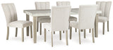 Larawyn Bisque Dining Table and 6 Chairs from Ashley - Luna Furniture