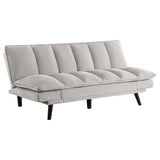 Laredo Light Gray Upholstered Convertible Sofa Bed from Coaster - Luna Furniture