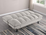 Laredo Light Gray Upholstered Convertible Sofa Bed from Coaster - Luna Furniture