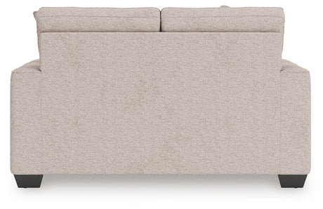 Larimer Stone Loveseat from Ashley - Luna Furniture
