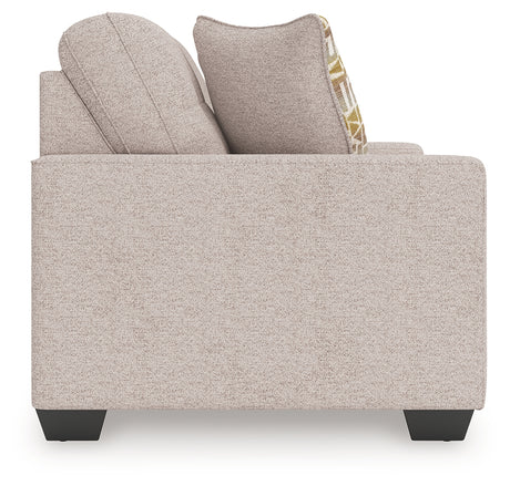 Larimer Stone Loveseat from Ashley - Luna Furniture