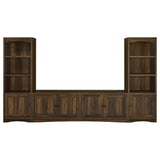 Laughlin Dark Pine 3-Piece Entertainment Center TV Stand from Coaster - Luna Furniture