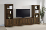 Laughlin Dark Pine 3-Piece Entertainment Center TV Stand from Coaster - Luna Furniture