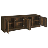 Laughlin Dark Pine 3-Piece Entertainment Center TV Stand from Coaster - Luna Furniture