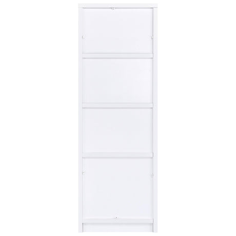 Laughlin White 3-Shelf Engineered Wood Media Tower from Coaster - Luna Furniture