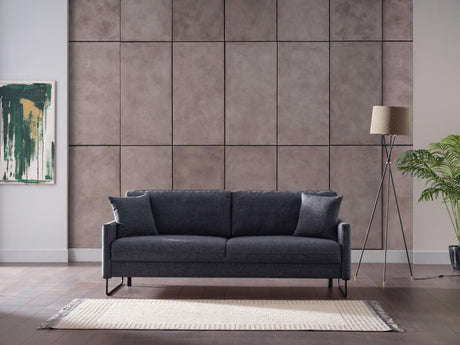 Laura Comfort Nasa Navy Blue 3-Seat Sleeper Sofa from Bellona - Luna Furniture