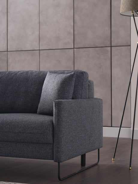 Laura Comfort Nasa Navy Blue 3-Seat Sleeper Sofa from Bellona - Luna Furniture