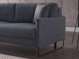Laura Comfort Nasa Navy Blue 3-Seat Sleeper Sofa from Bellona - Luna Furniture