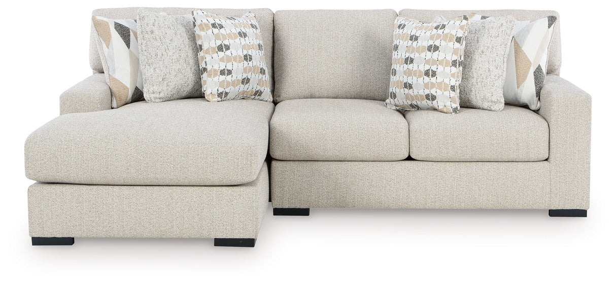 Laurelgrove Pebble 2-Piece LAF Sofa Chaise from Ashley - Luna Furniture