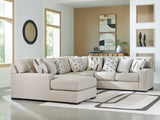 Laurelgrove Pebble 4-Piece LAF Chaise Sectional from Ashley - Luna Furniture