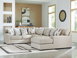 Laurelgrove Pebble 4-Piece RAF Chaise Sectional from Ashley - Luna Furniture