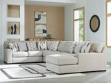 Laurelgrove Pebble 5-Piece RAF Chaise Sectional from Ashley - Luna Furniture